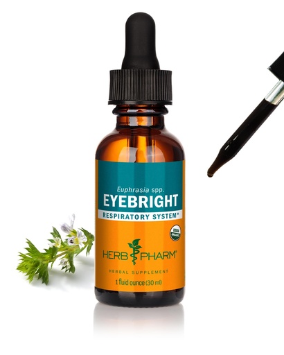 [BRSWIY37AJ5A4YLO] Herb Pharm Eyebright Liquid Herbal Extract: for Respiratory System Support | Certified Organic, Non-GMO, Gluten-Free, Vegan, Up to ~3 Week Supply, 1 oz*