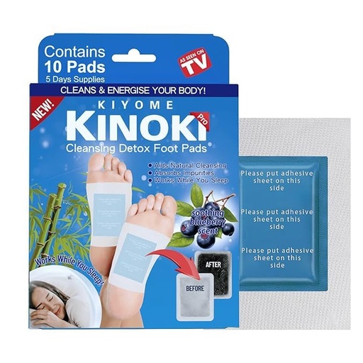 [BRSRGHQQOF6RSAA4] REPLEX Detox Foot Patches for Remove Toxins,10 Pads Blueberry Deep Cleansing Foot Pad for Weight loss & Detoxification, Relieve Fatigue, Pain & Stress Relief Sleep feet Patch for Men & Women