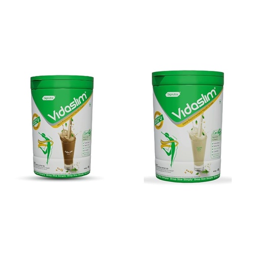 [BRSREED2PIIRQELG] Vidaslim Caffee Latte & Vanilla Elixir 400g Pack of 2