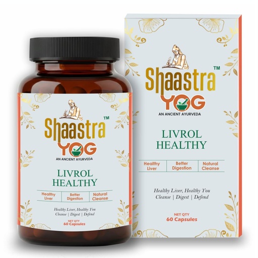 [BRSRGFANOYARMF3J] Shaastrayog Liver Detox Supplement 500mg | Milk Thistle, | Supports Liver Care | Antioxidant Defense, Metabolism & Immune Function