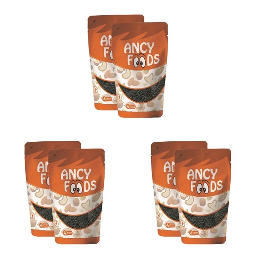 [BRSRYZAOBMJROFDB] Ancy Foods Dried Fruits Nuts And Seeds (Sabja/Basil Seeds, 500g (2x250g)) (Pack of 3)