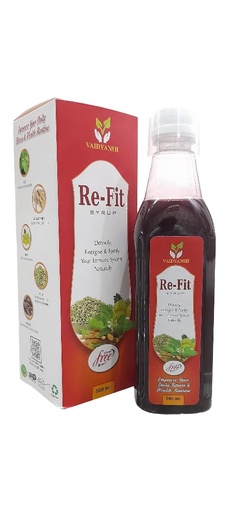[BRSREFQCCMAQY2A2] Re-Fit Ayurvedic Health Syrup, 500ml (Pack of 1)