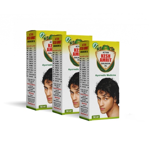 [BRSRYFACOYNQOFD4] I Action Kesh Amrit Ganjnashk Oil I Legacy of Ayurveda I Ayurvedic Medicine I GMP Certified Company I 50 ML