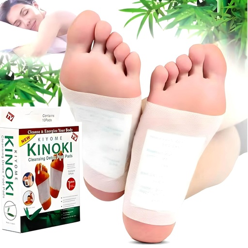 [BRSRGALYCN7BEAA6] Nima-Enterprisesr-Detox Foot Patches, Toxin Remover Foot Pads for Weight loss, Liver Cleanse, Stress Relief – Natural Leg Detox Patch for Men & Women (Natural Bamboo + Vinegar Combo) (Bamboo +Vinegar, 10, count)