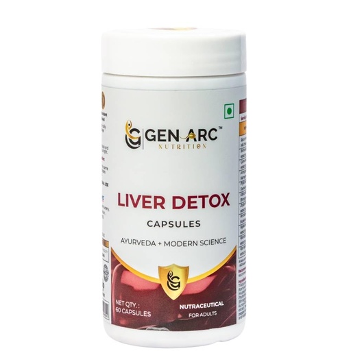 [BRSRYYIPOVYGCG3V] Liver Detox Capsules | Supports Liver Health, Detoxification & Digestion | Vegetarian Capsules | 60 Capsules