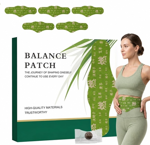 [BRSRYEIFOYNAMYA4] Herbal Body Patches for Belly Button Application, Convenient Self-Adhesive Individually Packed Personal Care Patches for Daily Home and Travel Use, Pack of 5