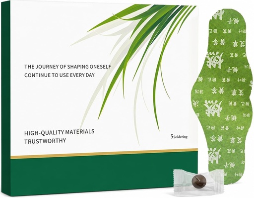 [BRSRYELROIFAEHYZ] Japanese Herbal Balance Patch for Belly Button, Pack of 5