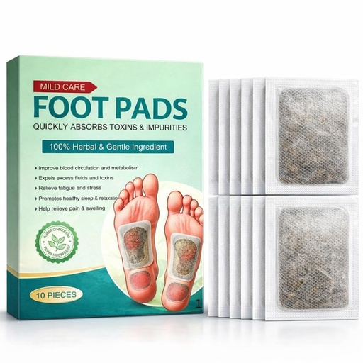 [BRSRYEA3AUNQKETL] Herbal Detox Foot Pads, Pack of 2