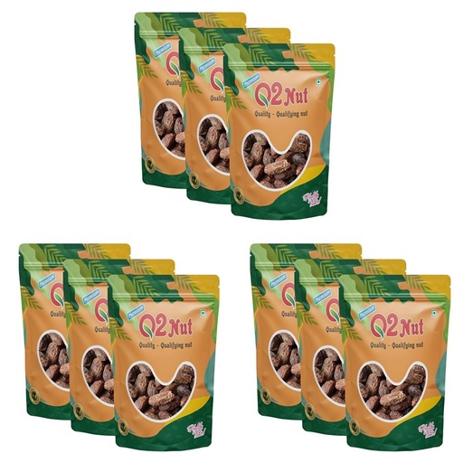 [BRSRYZAOBAAQ4F36] Q2 Nut (Dried Lal Chuara/Lal Sukha Khajoor, 750g (3x250g)) (Pack of 3)