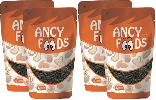 [BRSRYZAOA5YBUGY2] Ancy Foods Dried Fruits Nuts And Seeds (Sabja/Basil Seeds, 500g (2x250g)) (Pack of 2)