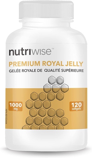 [BRSWGCQBCN5BMHTJ] Nutriwise Premium Royal Jelly 1000mg 120 softgels