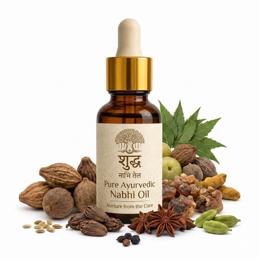 [BRSRYYYEB54A42T4] Nabhi oil | Belly Button Oil Drops with Ayurvedic Formulation | Nabhi Chikitsa | For Healthy Digestion, Bloating Relief, Deep Sleep, Relaxation, Acidity & Gut Cleanse Nadi Navel Therapy | 30ml