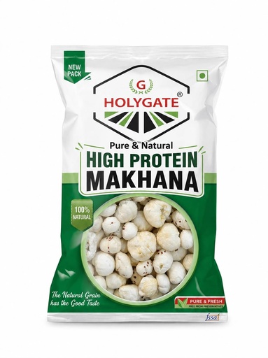 [BRSRYFQZCJ5WCFD3] Holygate Makhana 500g (Pack of 5 x 100g) | Premium Fox Nuts | Phool Makhana | Lotus Seeds | Crunchy & Natural Snack | For Roasting, Snacking & Fasting