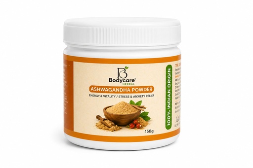 [BRSRYYYDBMNAIA3U] Ashwagandha Powder, 100% Pure & Natural, Energy & Vitality, Stress Relief, Non-GMO, 150g