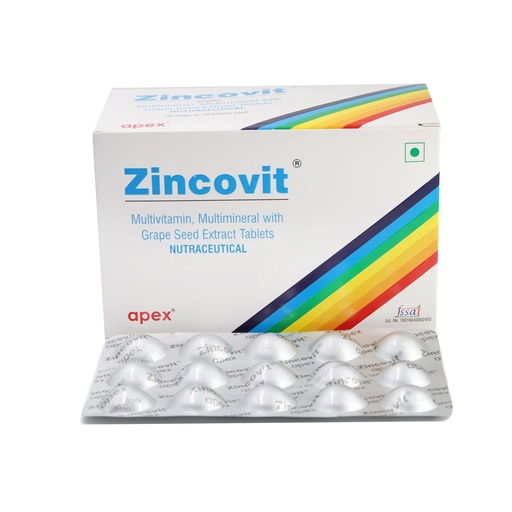 [BRSWYZQLA4IQIDQV] Zincovit - Strip of of 15 Tablets