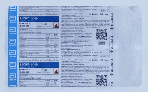 [BRSRMAQKCB5GM3AV] Rejoint UC Plus - Strip of 10 Tablets
