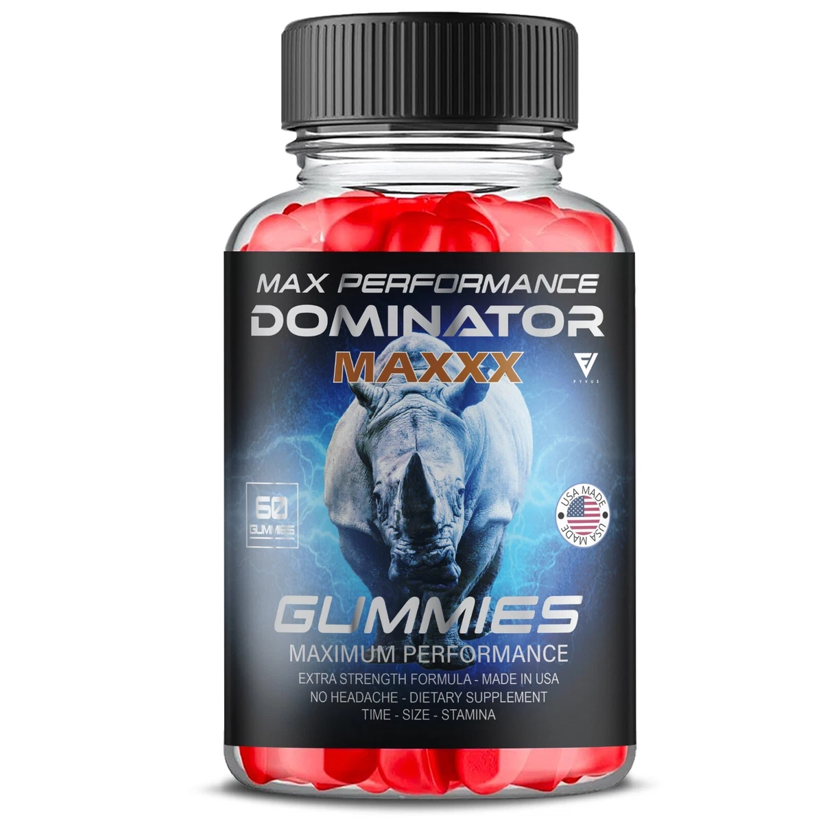[7EC4E988] Dominator Maxx Gummies DominatorMaxx Gummy Supplement (60 Gummies)
