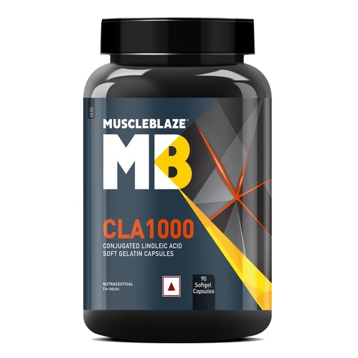[BRSWGZI5O4GRM2Y3] MuscleBlaze CLA 1000, 90 Softgel Capsules
