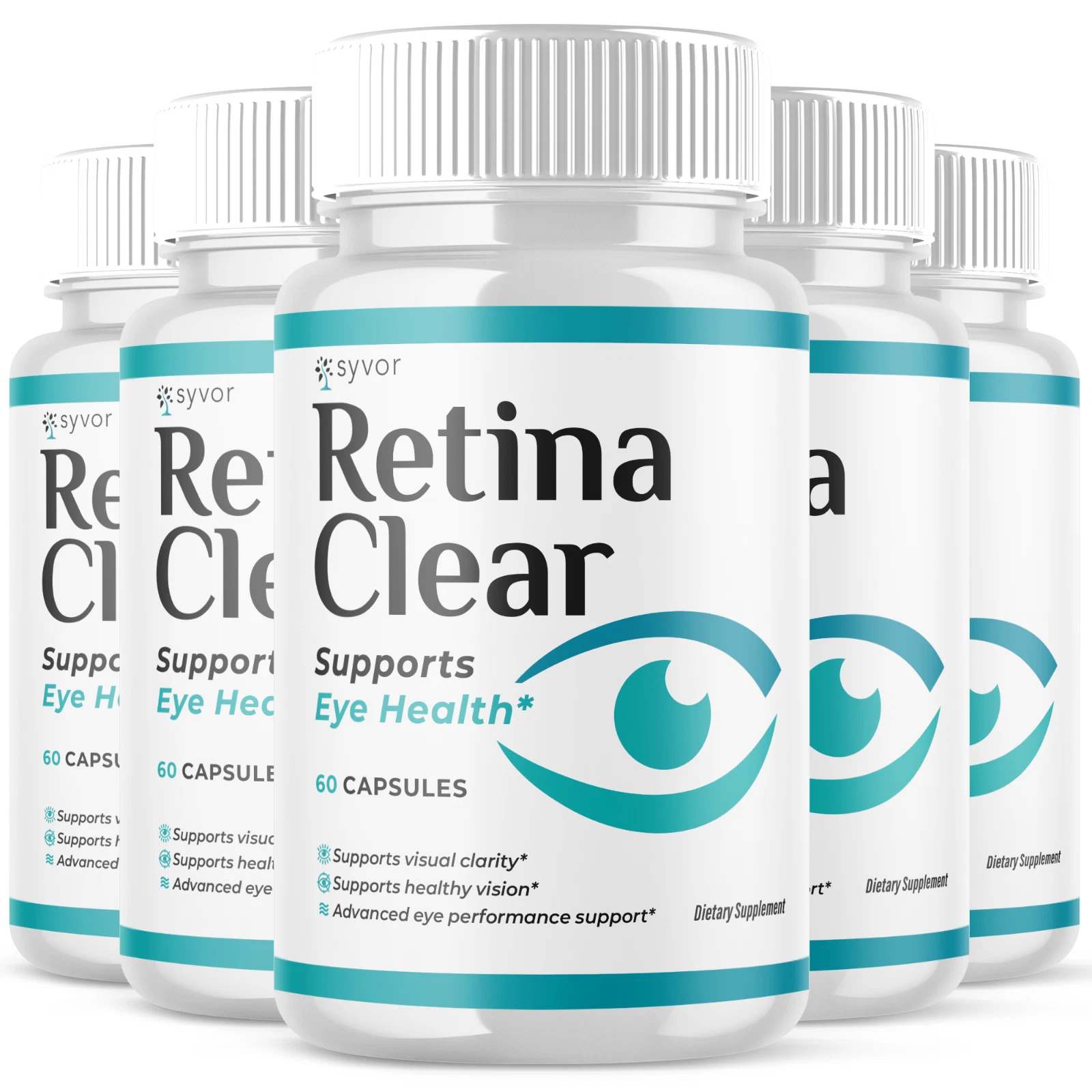 [BC0CD057] (5 Pack) Retina Clear Capsules, RetinaClear Eye Health Support (300 Capsules)