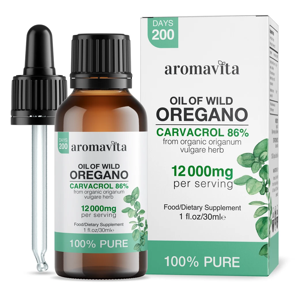 [DD26A33A] Wild Organic Oil Of Oregano Mediterranean 100% Pure Certified Undiluted