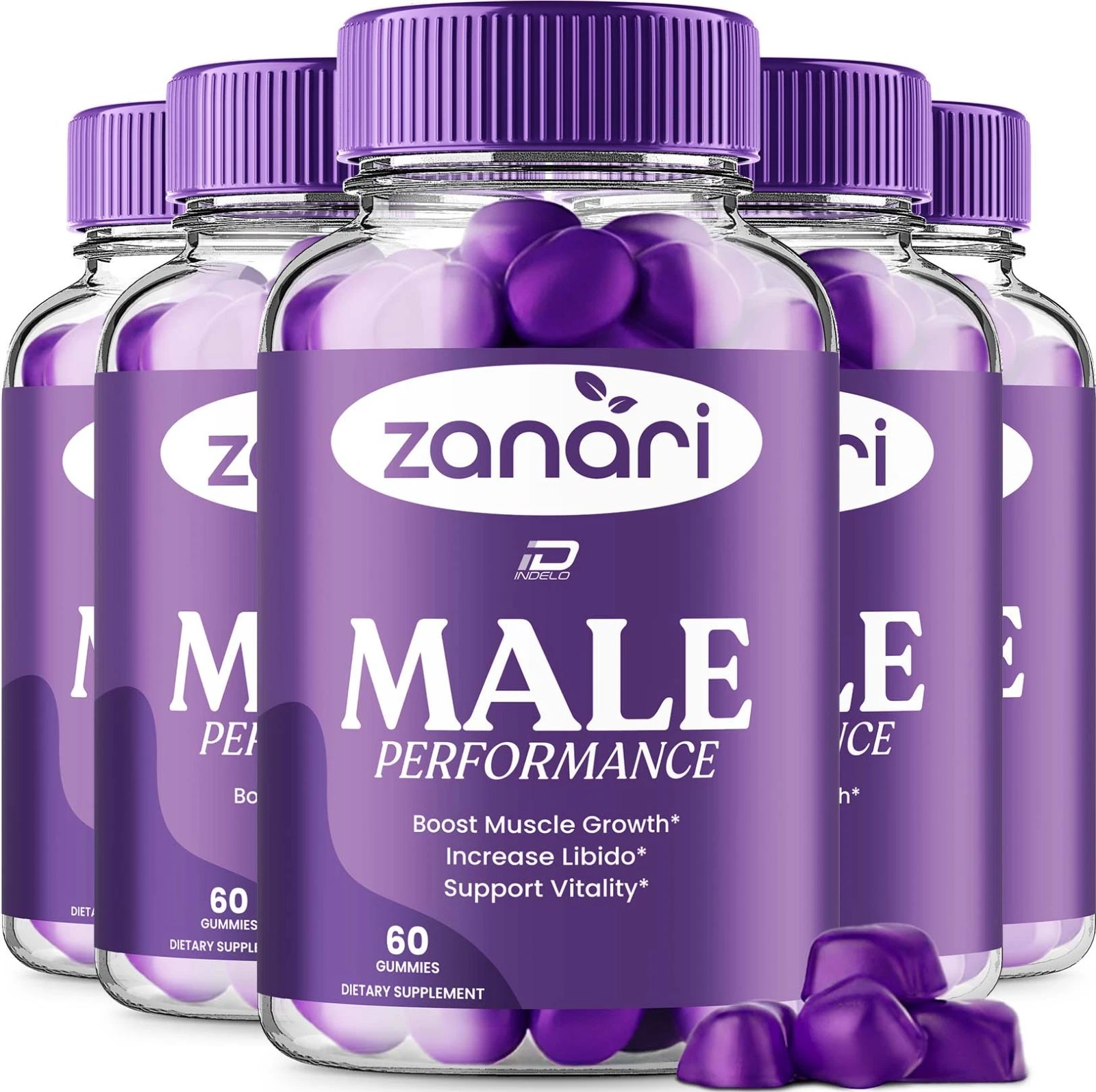 [D04225E5] (5 Pack) Zanari Gummies for Men – Zanari Male Gummy Natural Blend Reviews