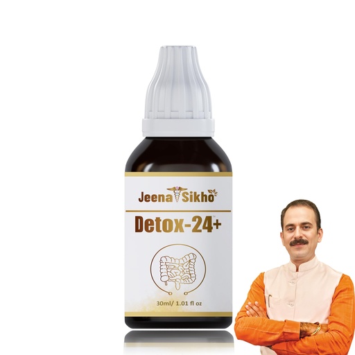 [BRSRAGD2OR4B6HQY] Jeena Sikho Detox-24+ Drop | Herbal Body Detox Supplement | Multivitamin For Natural Detox, Wellness, And Good Health, 30ml