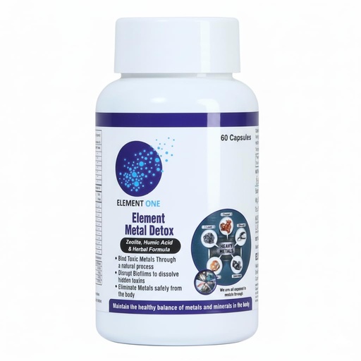 [BRSREH32BAIQACD6] Heavy Metal Detox Supplement Natural Herbal Formula with Chlorella, Cilantro, Spirulina & Zeolite | Supports Toxin Removal, Cleansing & Liver Health | Non-GMO, Vegan, 60 Capsules