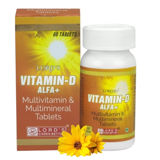 [BRSREHA2OQMQYC3F] 65 Lords Vitamin D Alfa Plus_Multivitamin Tablet - BIG BOX - Homeopathic