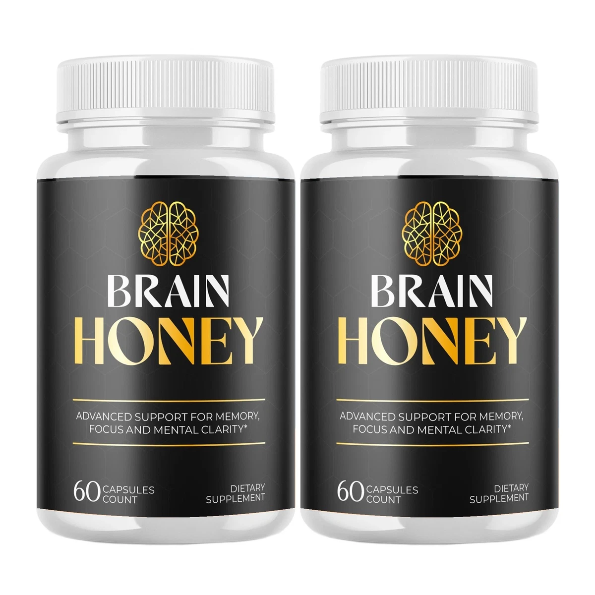 [D8D4D011] 2-Pack Brain Honey Capsules - BrainHoney Advanced Brain Health Support -120 Caps