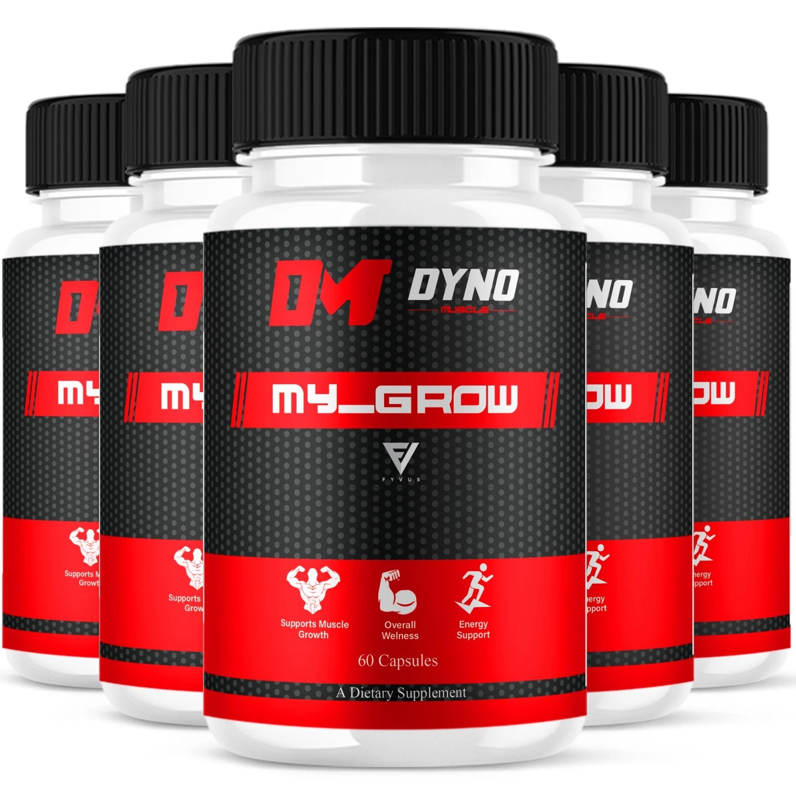 [EE51EA69] (5 Pack) Dyno My-Grow Muscle Support Dyno My-Grow Supplement (300 Capsules)