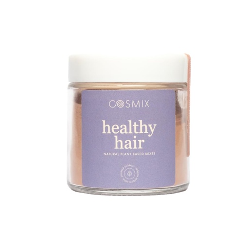 [BRSW2A3YOB5AGFLH] Cosmix Healthy Hair | For Healthy Scalp & Hair | Biotin Booster | Superfood Blend With Berries, Amla & Bamboo Shoot | 60G - 40 Servings | No Preservatives No Added Sugar | Plant Based, Powder