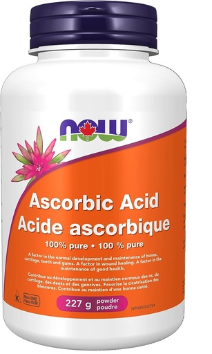 [BRSWG2Q6CV7Q42TF] Now Foods Ascorbic Acid (100% Pure Vit.C) Pwd 227G