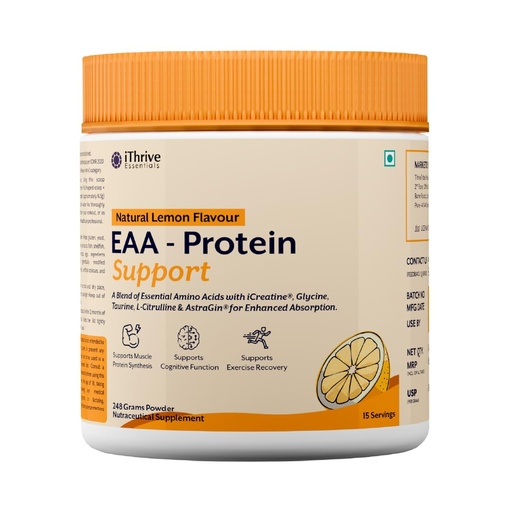 [BRSRYGD3AACWODY7] EAA Protein Support, Amino Acids with Creatine, Lemon, 248g