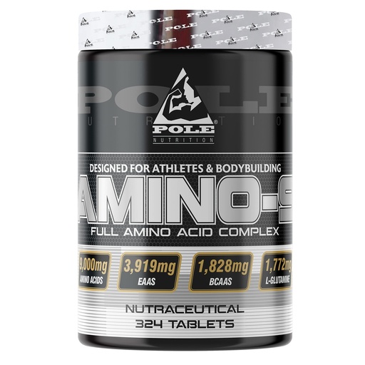 [BRSROYATPIARQ3I3] Pole Nutrition Amino 9 (324 Tablets) | Full Amino Acid Complex for Athletes & Bodybuilders | Nutraceutical Supplement for Enhanced Performance