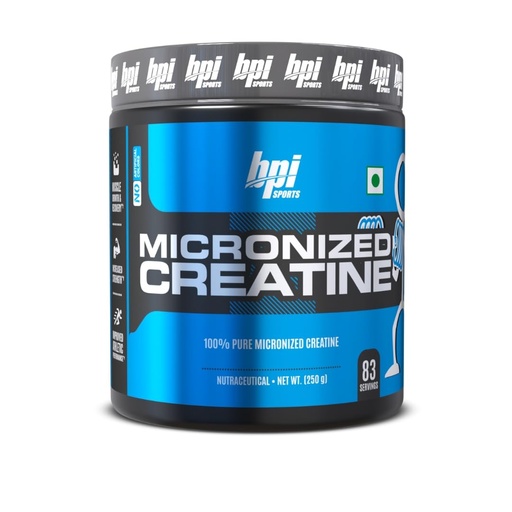 [BRSROY37C4MBEHY3] BPI Sports Micronized Creatine-250 Gm-83 Servings-Unflavoured - Powder