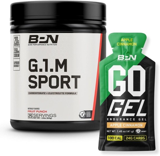 [BRSROCYYA4CQIF35] BARE PERFORMANCE NUTRITION BPN G.1.M. Sport Endurance Eğitim Yakıt & Go Gel Endurance Gel Apple Cinnamon Sche
