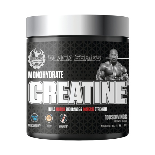 [BRSRMAD4PICQ22Q3] Dexter Jackson Black Series Monohydrate Creatine Powder - 300g, 100 Servings | Micronized for Enhanced Absorption