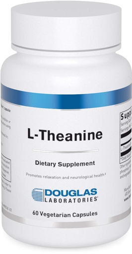 [BRSWIYQ2CV6QO3DC] Douglas Laboratories L-Theanine | Promotes a Feeling of Calmness | 60 Capsules
