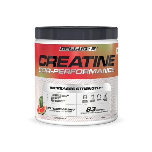[BRSRGBA2OQMRUYLU] Cellucor Creatine Cor-Performance| Watermelon Zing | 315g | 83 serves| From the Makers of C4 | Micronized for Rapid absorption | Increases Muscle Strength & Performance