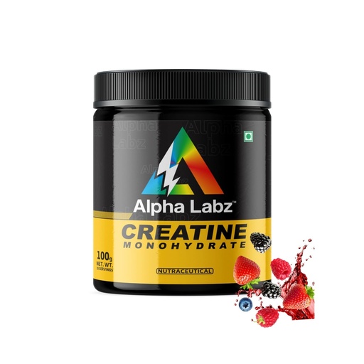 [BRSRAZLQOQAQE33H] Creatine Creatine Supplement for Muscle Growth, Increased Strength, Enhanced Energy Output, Faster Workout Recovery, Fuels Muscles and Improved Athletic Performance [33 Servings, Mix Berries]