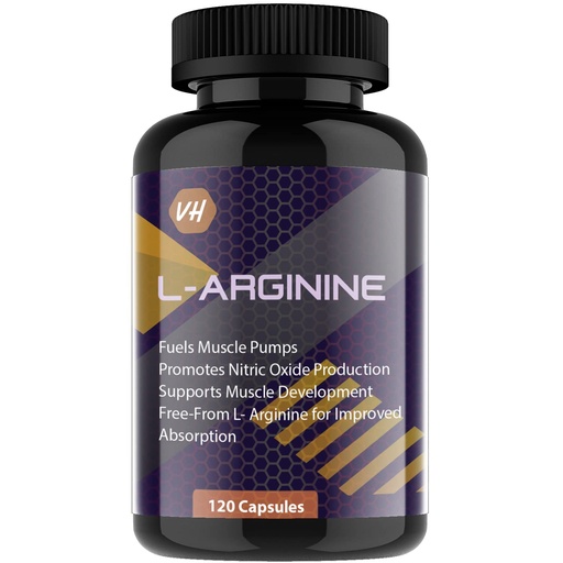 [BRSWYFLRC4PGO3LJ] L Arginine 1000mg | l-Arginine Supplements for Man | Boosts Nitric Oxide Production | larginine 120 Capsules by VitaminHaat