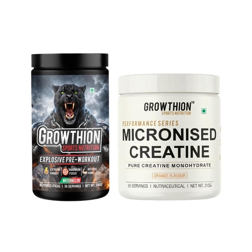 [BRSRYZALC4NBSADZ] growthion creatine and pre workout combo (orange + watermelon)
