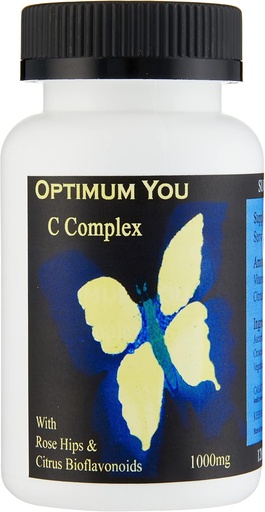 [BRSRMYYDBVYAG2Y2] Vitamin C for Immune Support | Vitamin C with Bioflavonoids, 1000 mg, 120 Tablets | Immune Support | Vascular Support | Collagen Support