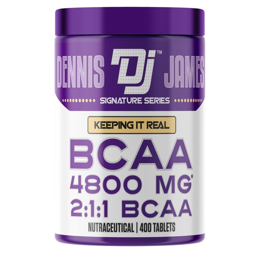 [BRSROFI3AUBQ2E3D] Dennis James Signature Series BCAA 4800mg | 400 Tablets | Muscle Recovery & Endurance | High-Potency Branched-Chain Amino Acids
