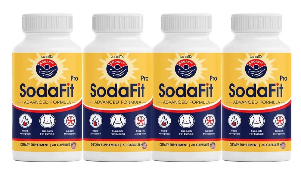 [7F84771E] (4 Pack)SodaFit Advanced Energy and Fitness Support Supplement Soda Fit Capsules