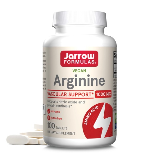 [BRSWIY32BQMBGGTE] Jarrow Formulas L-Arginine 1000mg Supplement | Supports Nitric Oxide & Protein Synthesis - Arginine HCI Dietary Supplement Supports Tissue Repair | 100 Tablets