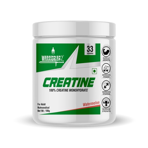 [BRSRABD4AQARQ3LA] WARRIOR LABZ Creatine Monohydrate Powder Fine Grade, Pure & Mixes Easily | Rapid Absorption | Building Lean Muscle Mass | Boosts Muscle Growth | Enhanced Muscle Strength & Power – Increases High Intensity Performance [33 Servings, Watermelon]