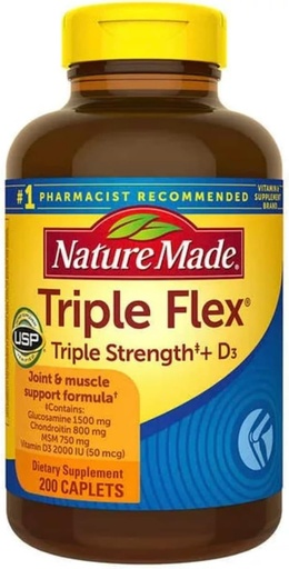 [BRSWGFA2CQOWGA3X] Nature Made TripleFlex Triple Strength Caplets (200)