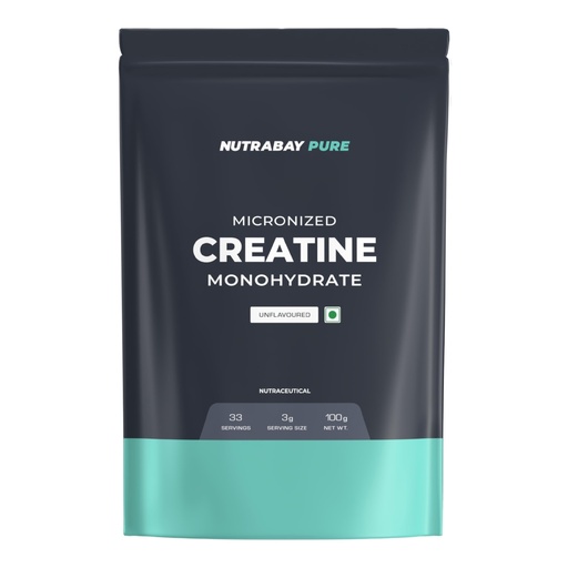 [BRSROCD5OYAWAD3X] Nutrabay Gold Citrulline Malate 2:1 Supplement Powder - 120g, Lemon Flavor | & Nutrabay Pure Micronised Creatine Monohydrate Powder, (100g, Unflavoured)