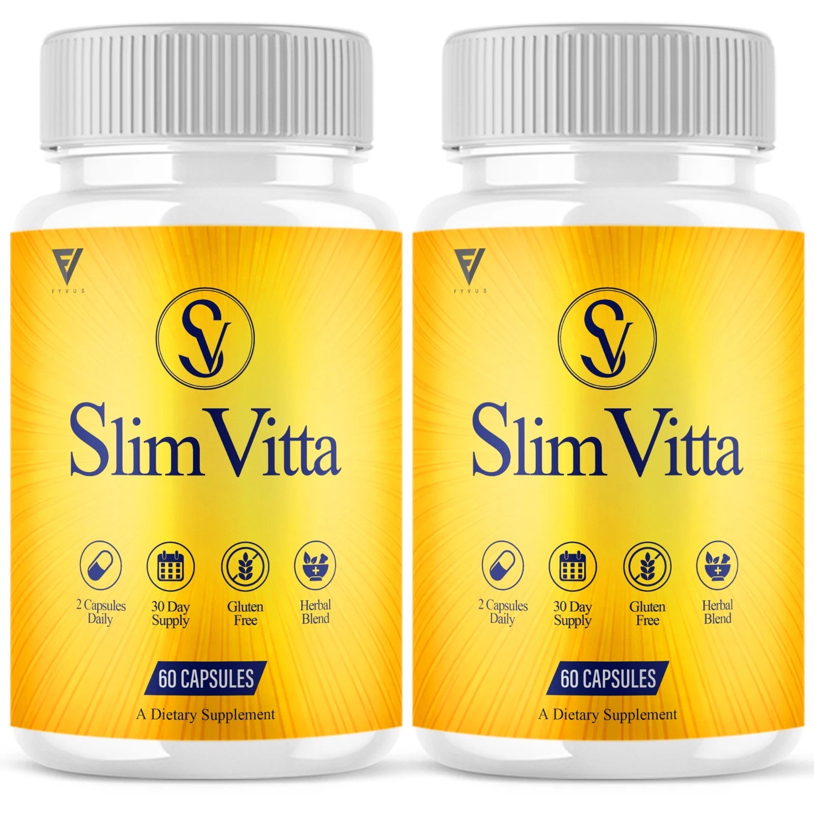 [1B5141E7] (2 Pack) SlimVitta Weight Support, Slim Vitta Advanced Formula (120 Capsules)
